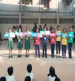 Enhancing Hindi Skills in School Assembly