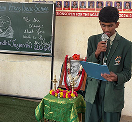 Gandhi Jayanthi Celebration